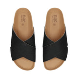 Immaculate Vegan - NAE Vegan Shoes Tupai Unisex Piñatex Vegan Leather Sandals | Black