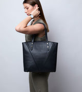 Immaculate Vegan - Votch Honor Vegan Bio-Based Bamboo Leather Tote Bag in black