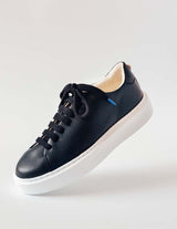 Immaculate Vegan - Lazuli My Tennis Wastea Vegan Tea Leather | Black
