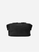 Immaculate Vegan - Oliver Co. London Vegan Recycled Leather & Nylon Toiletry Bag | Black