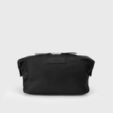 Immaculate Vegan - Oliver Co. London Vegan Recycled Leather & Nylon Toiletry Bag | Black