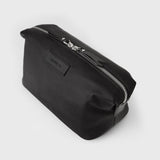 Immaculate Vegan - Oliver Co. London Vegan Recycled Leather & Nylon Toiletry Bag | Black