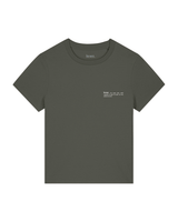Immaculate Vegan - hewn. Womens Classic-fit Organic Cotton T-shirt in Pine Green Khaki