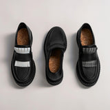 Immaculate Vegan - AGAZI 3 in 1 Apple loafers DIANE - black