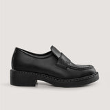 Immaculate Vegan - AGAZI 3 in 1 Apple loafers DIANE - black
