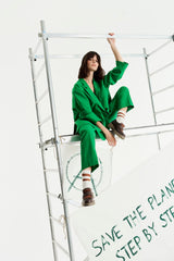 Immaculate Vegan - AGAZI 3 in 1 Apple loafers DIANE – chocolate, dark sole