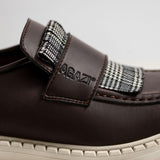 Immaculate Vegan - AGAZI 3 in 1 Apple loafers DIANE – chocolate, light sole