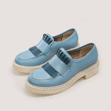 Immaculate Vegan - AGAZI 3 in 1 Apple loafers DIANE – sky blue