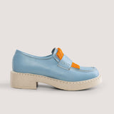 Immaculate Vegan - AGAZI 3 in 1 Apple loafers DIANE – sky blue