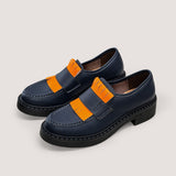 Immaculate Vegan - AGAZI 3 in 1 Corn loafers DIANE – navy blue
