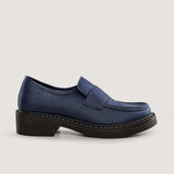 Immaculate Vegan - AGAZI 3 in 1 Corn loafers DIANE – navy blue