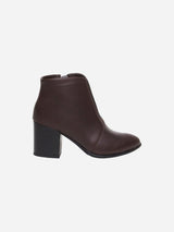 Immaculate Vegan - AGAZI HANA plant based ankle boots: chocolate 36