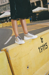 Immaculate Vegan - AGAZI Apple & corn sneakers BLANKA – grey & white