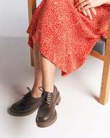 Immaculate Vegan - AGAZI Apple loafers HELEN - chocolate