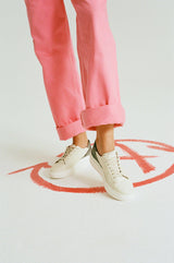 Immaculate Vegan - AGAZI Apple sneakers JANE - cappucino