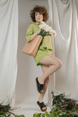 Immaculate Vegan - AGAZI „Pilates, babe!” plant-based clogs: black