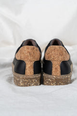 Immaculate Vegan - AGAZI Plant-based DORI sneakers – black&cork