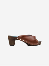 Immaculate Vegan - AGAZI Corn Leather Vegan Clogs | Caramel UK3 / EU36 / US5