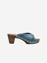 Immaculate Vegan - AGAZI Corn Leather Vegan Clogs | Jeans & Caramel UK3 / EU36 / US5