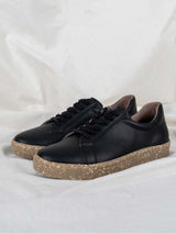 Immaculate Vegan - AGAZI Dori Women's Vegan Sneakers | Black UK3 / EU36 / US5