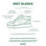 Immaculate Vegan - AGAZI Wine sneakers BLANKA - black