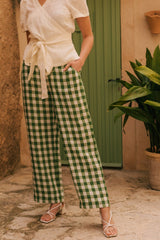 Immaculate Vegan - AmourLinen Barbora straight linen pants