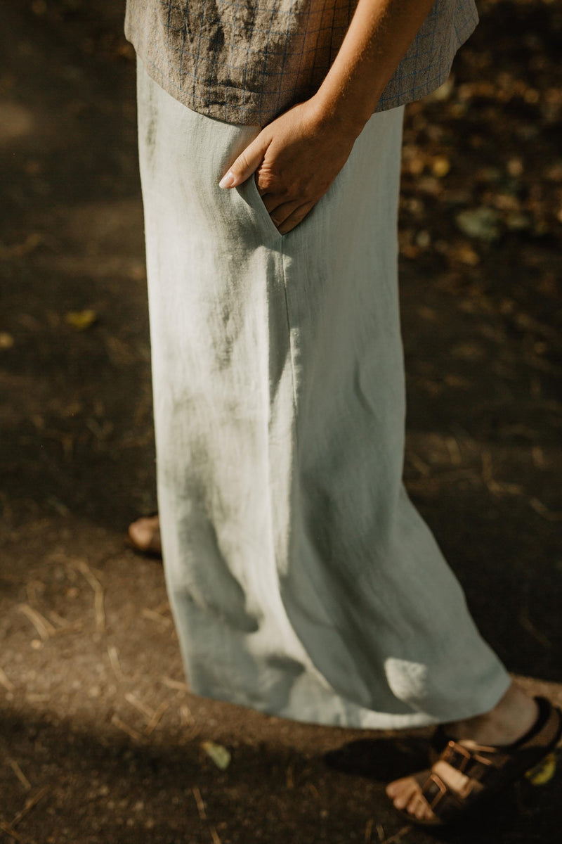AmourLinen Isabella Wide Linen Trousers | Multiple Colours