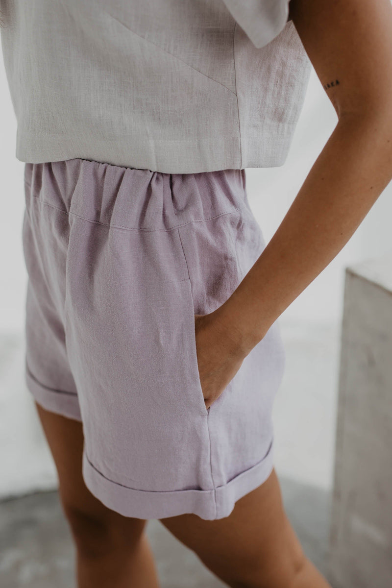 AmourLinen Mia Linen Shorts | Multiple Colours