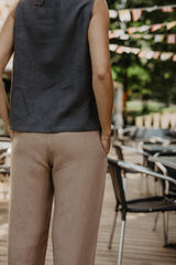 Immaculate Vegan - AmourLinen Oulu Super Long Linen Trousers | Multiple Colours