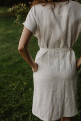 Immaculate Vegan - AmourLinen Rome Linen Wrap Dress | Multiple Colours