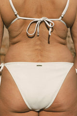 Immaculate Vegan - AQVA Swimwear Tortuga Recycled Polyamide Bikini Bottom | Nude