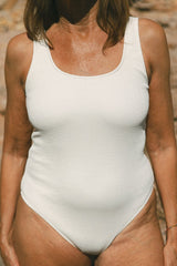 Immaculate Vegan - AQVA Swimwear Balmins Recycled Polyamide One-piece Swimsuit | Nude