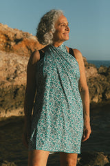 Immaculate Vegan - AQVA Swimwear Pareo Illetes Recycled Polyamide Beach Skirt | Paisley Print One size