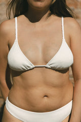 Immaculate Vegan - AQVA Swimwear Tortuga Recycled Polyamide Bikini Top | Nude