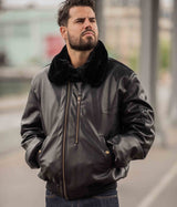 Immaculate Vegan - ASHOKA Paris Blouson Aviateur Roland homme noir