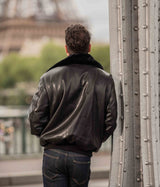 Immaculate Vegan - ASHOKA Paris Blouson Aviateur Roland homme noir