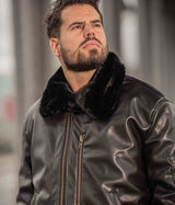 Immaculate Vegan - ASHOKA Paris Blouson Aviateur Roland homme noir