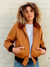 Immaculate Vegan - ASHOKA Paris Vickie Women's Vegan Faux Fur Jacket | Camel