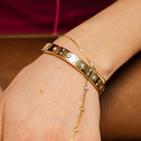 Immaculate Vegan - BLOOMTINE Illuminess™ Sterling Silver Starset Bangle | Silver