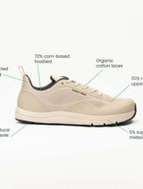 Immaculate Vegan - Bahé Revive Endurance Grounding Barefoot Shoe (Women's) - Stone