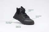 Immaculate Vegan - Bahé Rediscover Grounding Barefoot Hiking Boot (Women's) - Eclipse