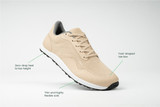 Immaculate Vegan - Bahé Women's Revive Grounding Barefoot Vegan Sneakers | Sandstone