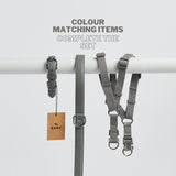 Immaculate Vegan - Barc London Ash Grey Dog Harness & Lead Set