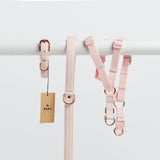 Immaculate Vegan - Barc London Blush Pink Dog Collar, Harness & Lead Set