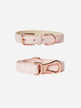 Immaculate Vegan - Barc London Blush Pink Dog Collar & Lead Set