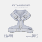 Immaculate Vegan - Barc London Frosted Blue Easy Fit Harness