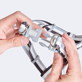 Immaculate Vegan - Barc London Liquorice Stripe Fabric Dog Harness