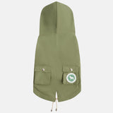 Immaculate Vegan - Barc London Original Khaki Green Dog Raincoat