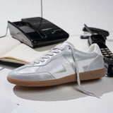 Immaculate Vegan - Zeta Shoes Delta Women's Recycled Vegan Suede Sneakers | Silver