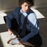 Immaculate Vegan - Zeta Shoes Delta Women's Recycled Vegan Suede Sneakers | Silver